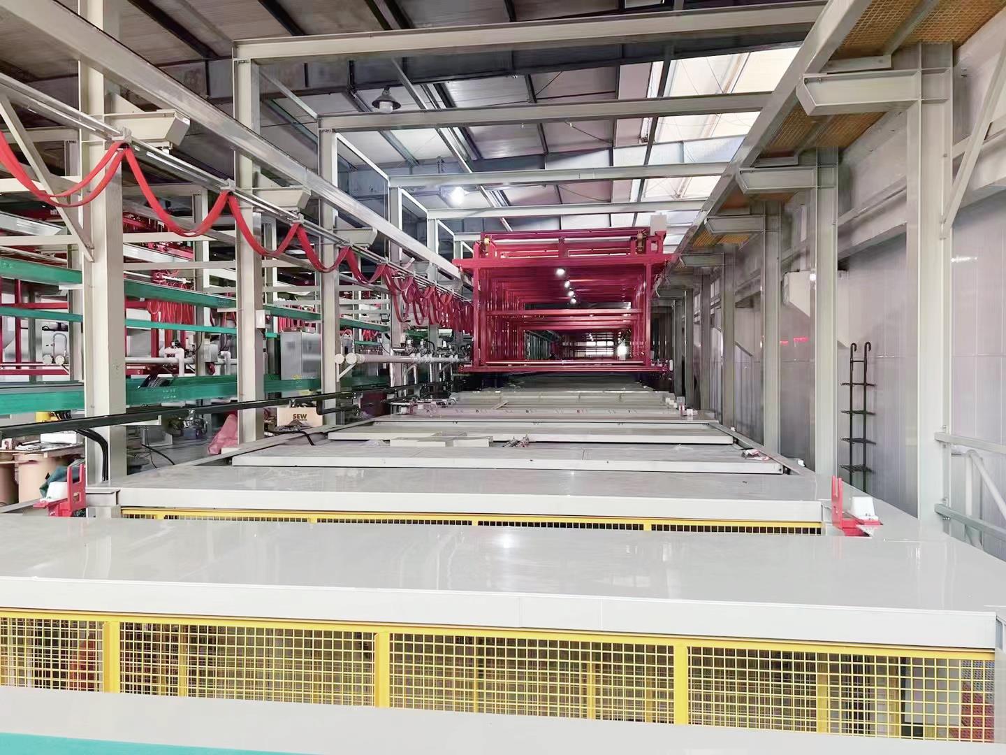 Hanging plating line