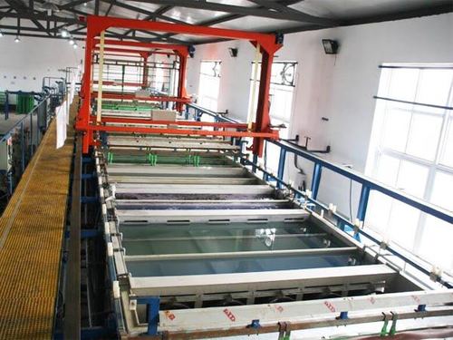 Copper plating equipment production line