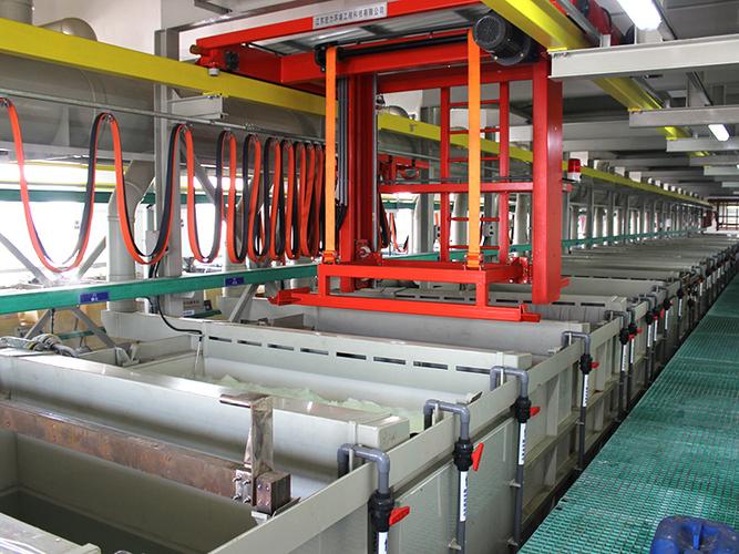 Plating equipment production line