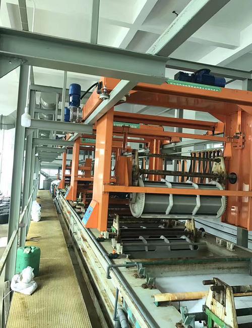 Roller plating blackening equipment production line